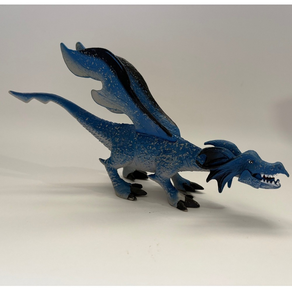 Grin Studios Chomping Giants Blue Dragon Action Figure Mythical Winged Toy‎